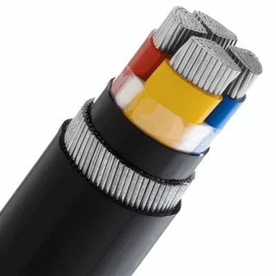 Neðanjarðar brynvarinn rafmagnsstrengur